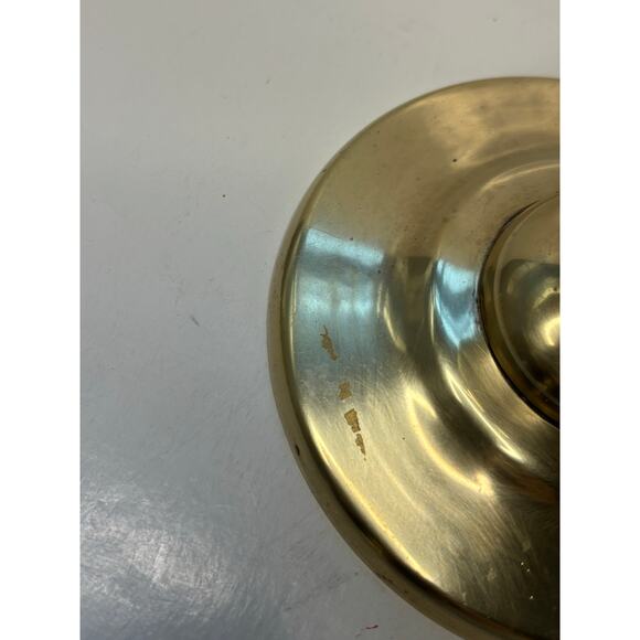 Pair of Vintage Brass Candlestick Holders Candle Stick Thanksgiving China 4" - Picture 6 of 6